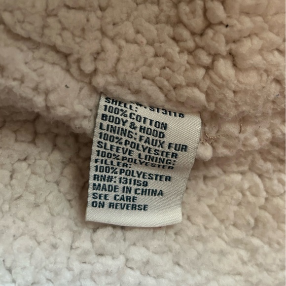 Sebby Cream Sherpa-Lined Jacket - Picture 5 of 5